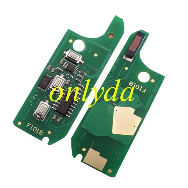 For (Delphi BSI System) Alfa ROMEO:Mito 3button remote key with 434mhz & PCF7946AT chip SIP22 blade