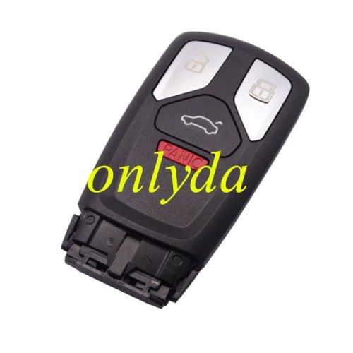 Audi-R12B-original-low Uninitialized unKeyless Audi Q7 3+1 button remote key 434mhz OEM remote for Audi A4 A5 Q7 TT 2016-2023 Smart models (4M0959754AA) 4103 36160000213258007 H40/151128/07S 16444