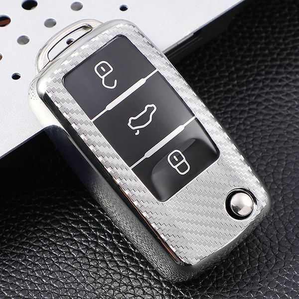 For VW 3 button TPU protective key case please choose the color
