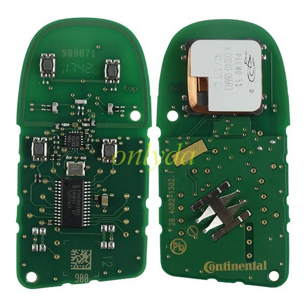 For OEM Smart Jeep remote key 434MHZ with PCF7953M chip with immobilizer box