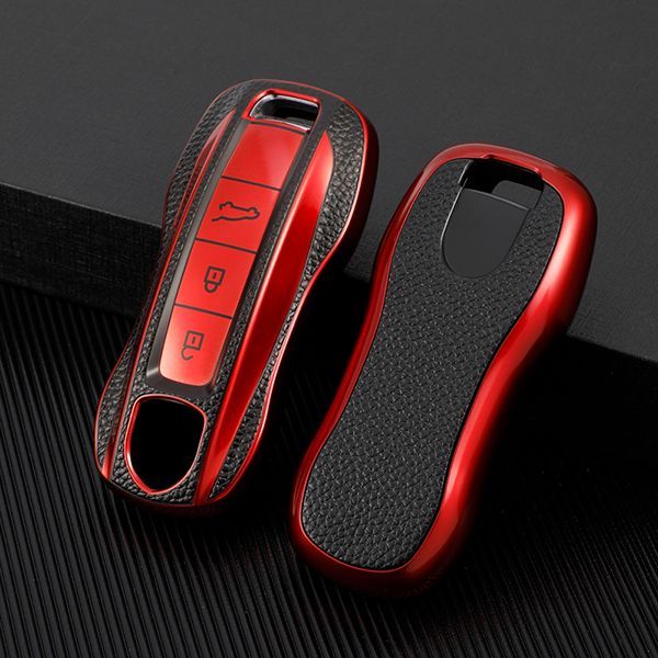 For Porsche 3 button TPU protective key case please choose the color