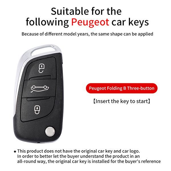 For Citroen 3 button TPU protective key case ,please choose the color