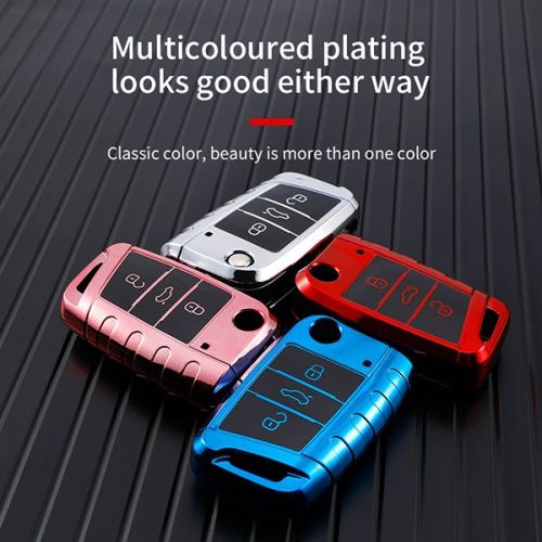 For VW 3 button TPU protective key case please choose the color