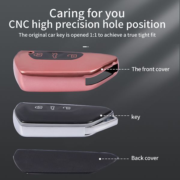 For VW 3 button TPU protective key case please choose the color