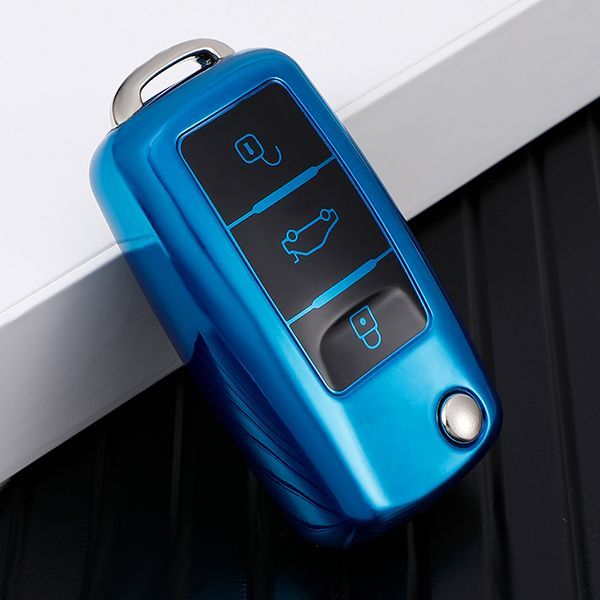 For VW 3 button TPU protective key case please choose the color