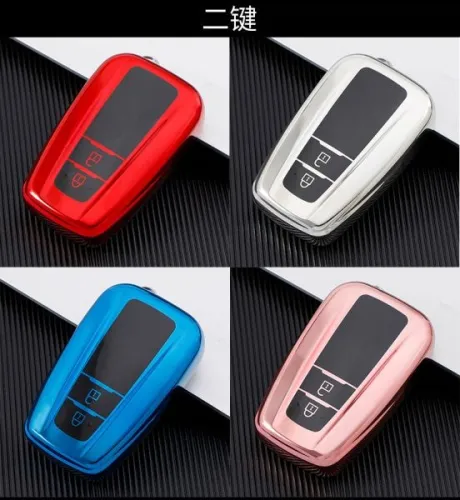 For Toyota 2 button TPU protective key case please choose the color