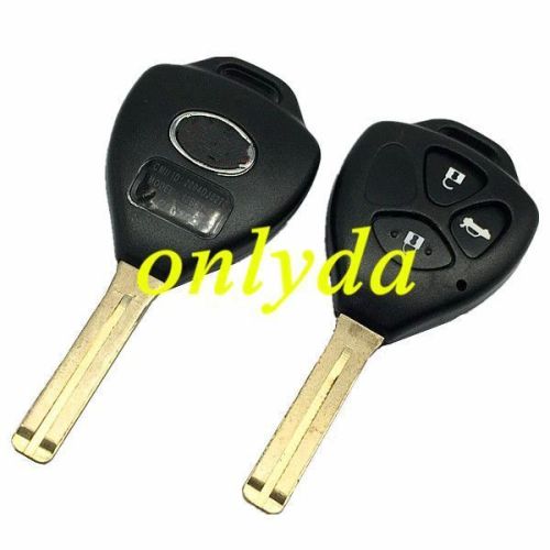 for Camry  3 button remote key blank with Toy48  blade