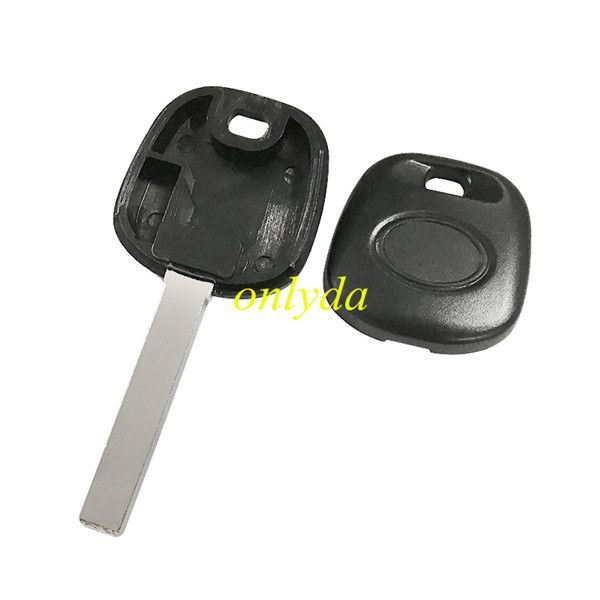 For Toyota transponder key blank without badge with TPX chip and  carbon chip part