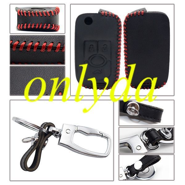 For  Bucik 3 button key leather case used Excelle,Regal