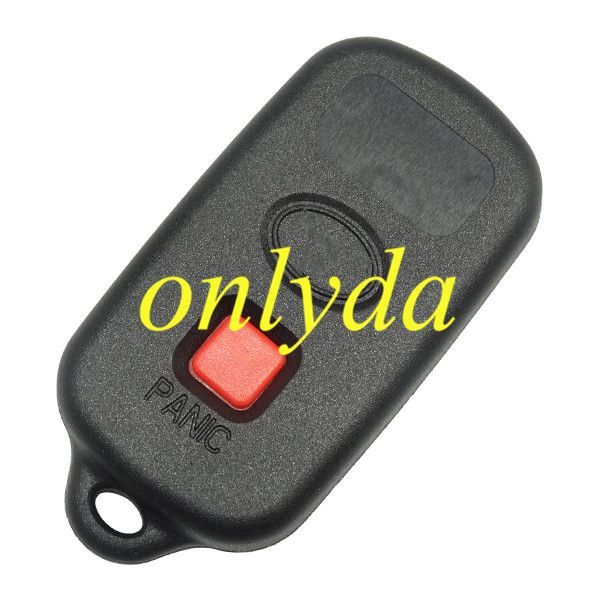 For toyota 3+1 button key blank the panic button is round with