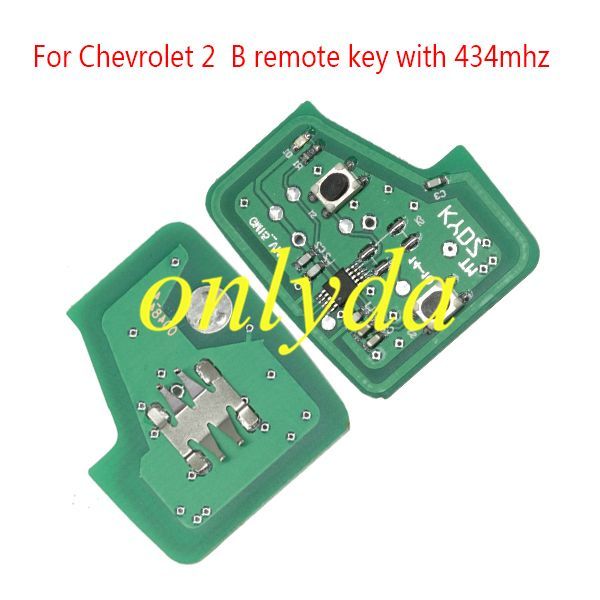 For Chevrolet 2  button remote key with 434mhz