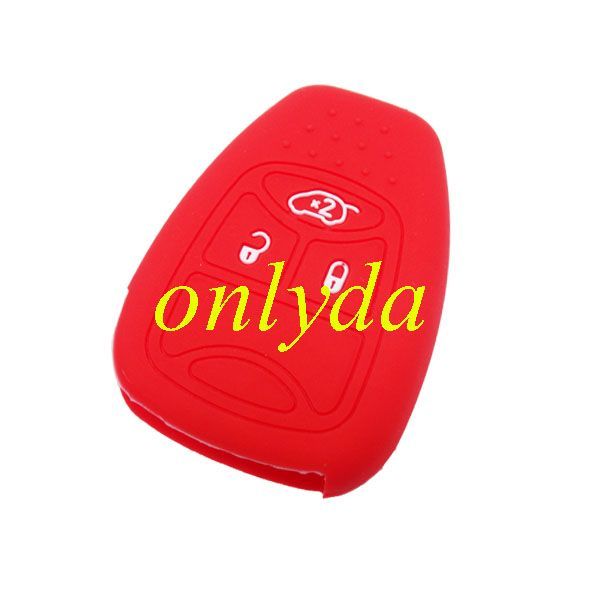 Chrysler 3 button silicon case (Black,Blue ,Red. Please choose the color)