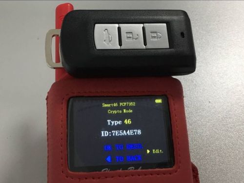 For Fiat keyless 3 button remote key with pcf7952 chip 434mhz
