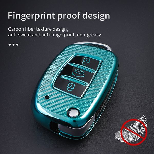 For Hyundai ix35 ix25 3 button  TPU protective key case,please choose the color