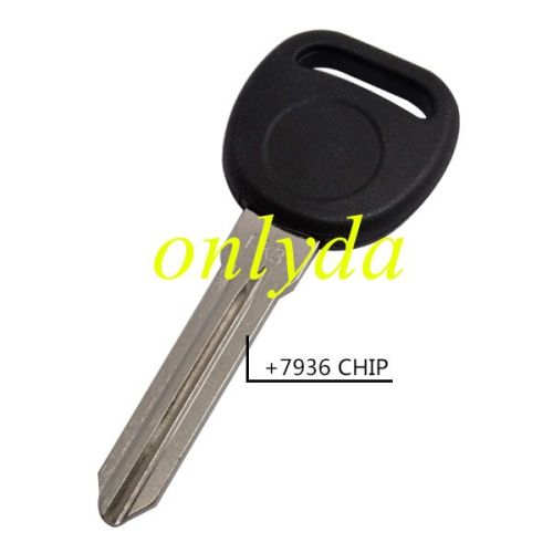For buick transponder key with no  with GMC 7936 chip