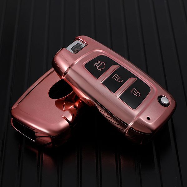 For 2020 Hyundai Elantra 3 button  TPU protective key case,please choose the color