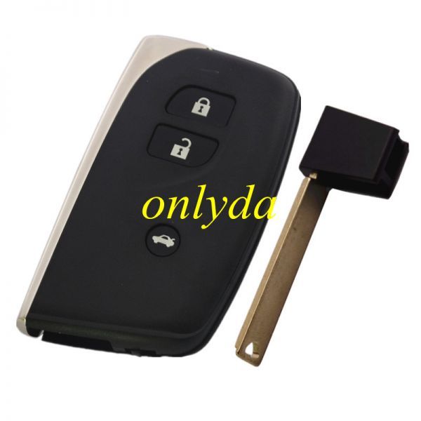For Lexus 3 button remote key shell with blade