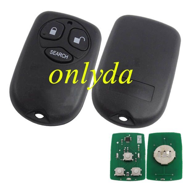 For Toyota 3 button remote key  with 315button