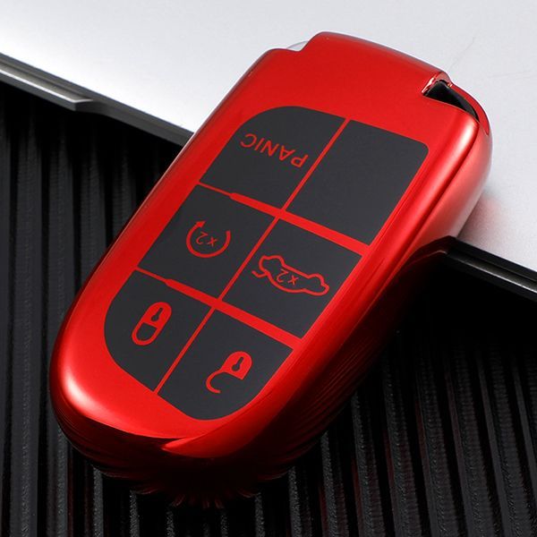 For Jeep, free light, dodge, coolway 5 button TPU protective key case , please choose the color