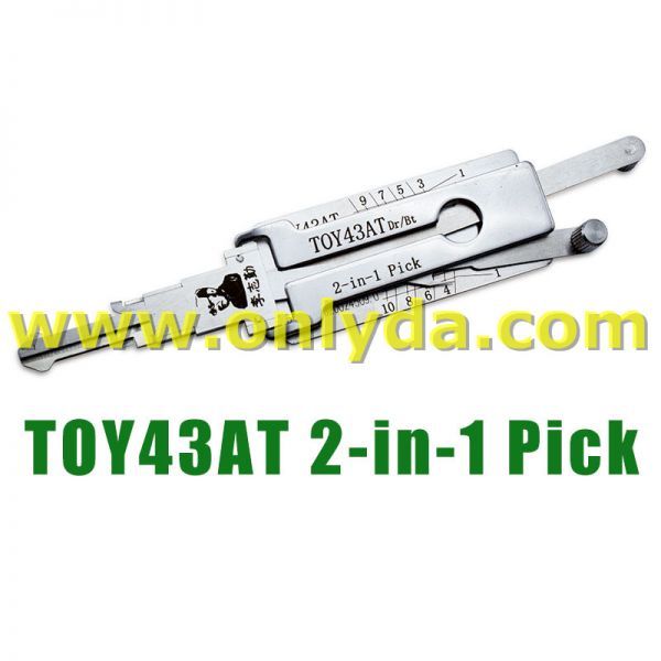 For Camry TOY43AT after 2002 year decoder and lockpick combination  genuine ! （Toyota TR47)used for Toyota Camry, Corolla, Corolla