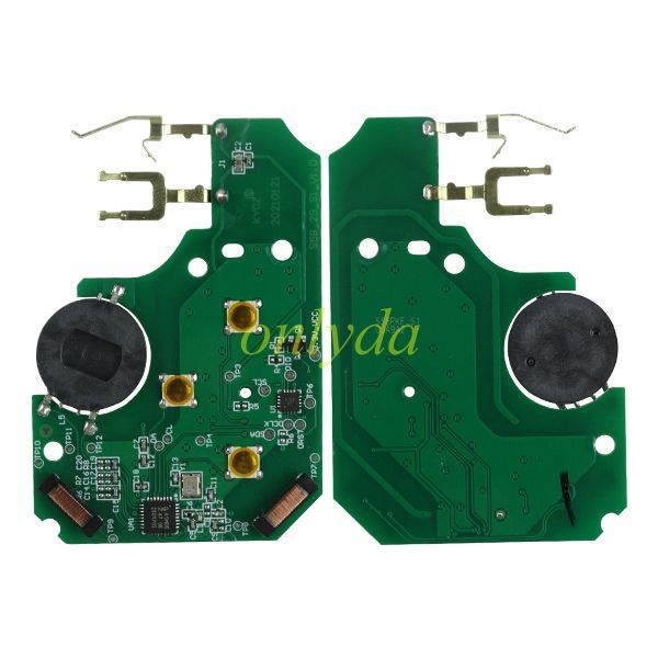 For Renault Megane  keyless 3 button remote key with PCF7943A chip-434mhz   FSK model