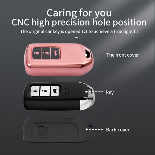 For Honda 3 button  TPU protective key case,please choose the color
