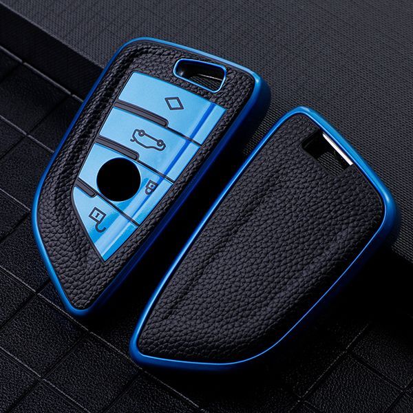 For BMW X5 X6 4 button  TPU protective key case , please choose the color