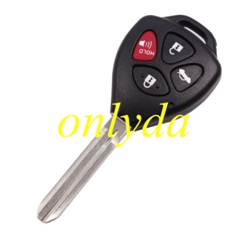 keydiy3+1 button remote key shell  for KeyDIY key     with TOY43 blade