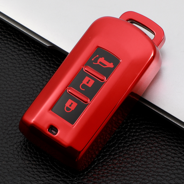 For Mitsubishi 3 button TPU protective key case, please choose the color