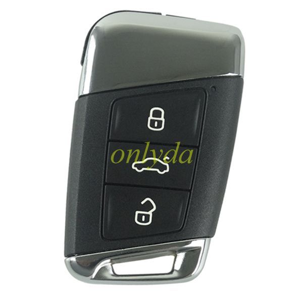 Original VW 3 Button remote key blank  with  HU162 blade