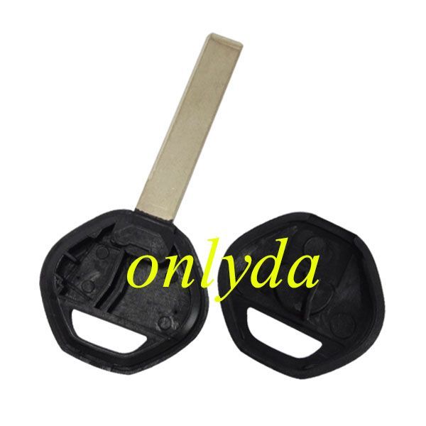For bmw transponder key with 2 track with aftermarket pcf7935（ID44）chip inside