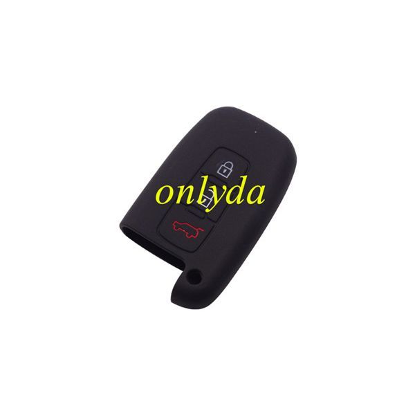 Hyundai 3 button silicon case (Black,Blue ,Red. Please choose the color)