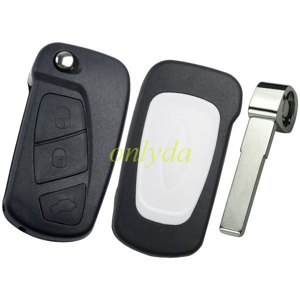 For Ford 3 button remote key blank with SIP22 blade for Ford KA 2008-2016