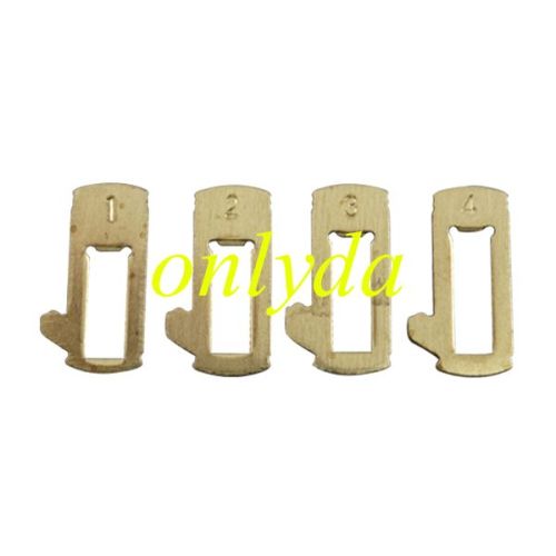 Kia lock wafer it contains 1,2,3,4, Each part has 20pcs