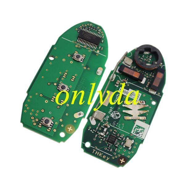 For Nissan X-Trail  button remote keyless key ,with 434mhz,PCF7945M(HITAG AES) apply for X-TRAIL
