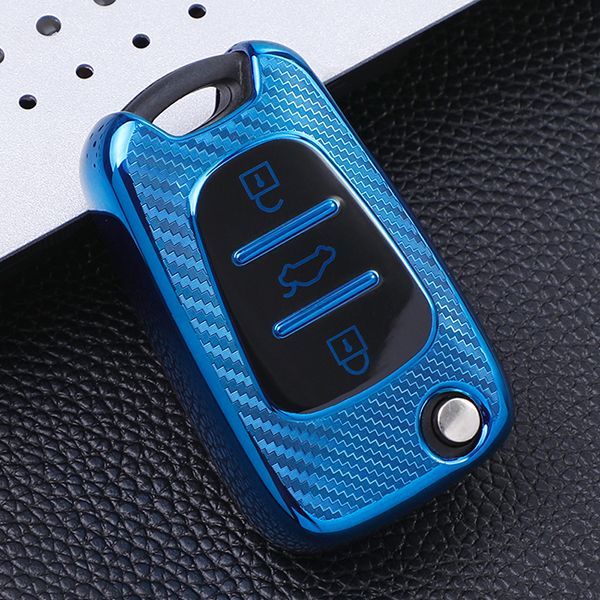 For Hyundai K2 K5 3 button  TPU protective key case,please choose the color