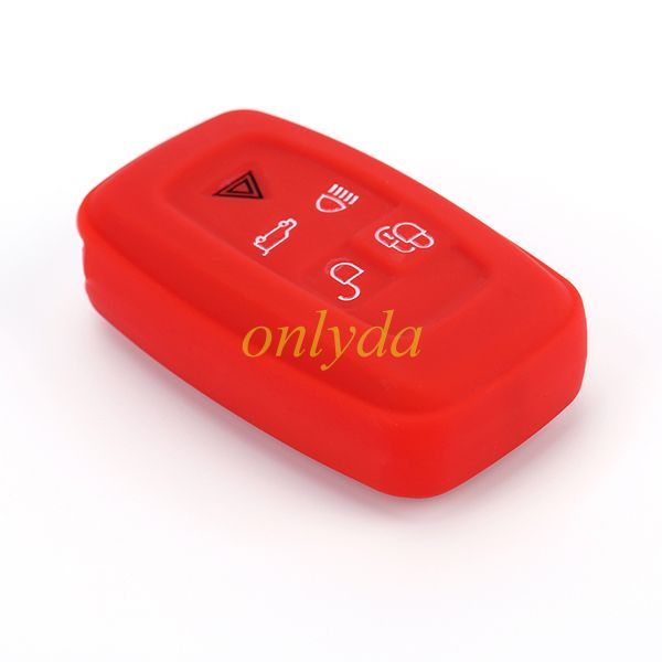 For Landrover 5 button silicon case (black,blue ,red. Please choose the color