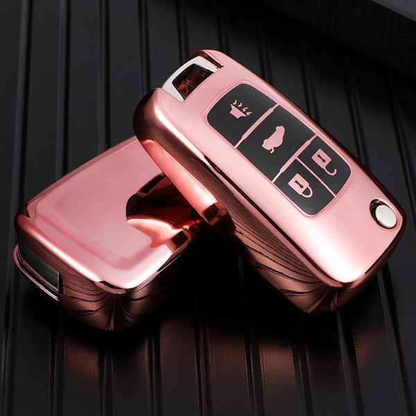 For Chevrolet 4 button  TPU protective key case, please choose  the color