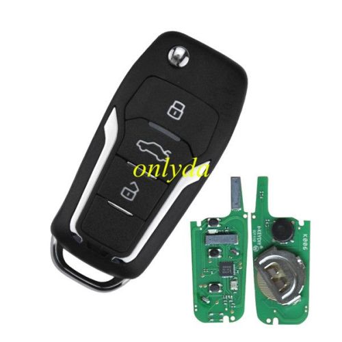 KEYDIY Remote key 3 button ZB12-3 smart key for KD-X2 and KD MAX