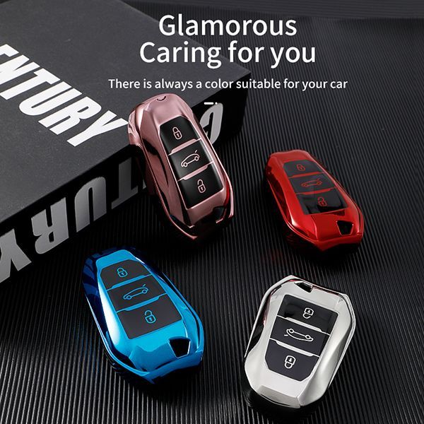 For Peugeot /Citroen TPU protective key case ,please choose the color