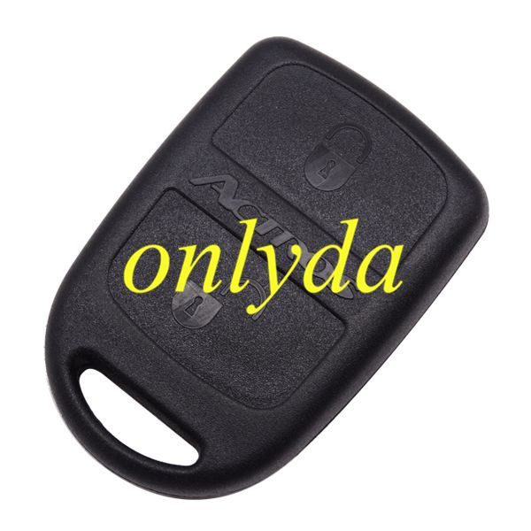 For Benz 2 button remote key blank with prinited badge