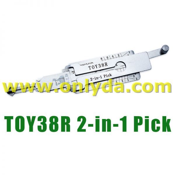 For Lishi TOY38R lock pick and decoder together for Daewoo Xiali