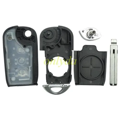 For Hyundai 3 button flip remote key shell