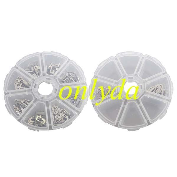 For Focus lock wafer it contains 1,2,3,4，5,11,12,13,14,15 each part has 20pcs