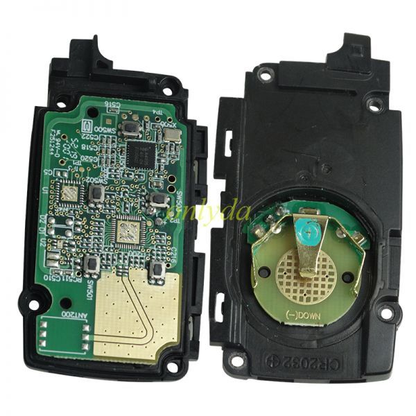 For Landrover smart  freelander  4+1 button remote with 315MH / 434MHZ with  HITAG-PRO(ID49) chip  2017-2020 years            JLR:JK52-15K601-BG(JK52-15K601-XX)  LERA:5AVC13F08 MODEL:PSFOB     FOBL4LR   Aftermarket PCB+ original shell