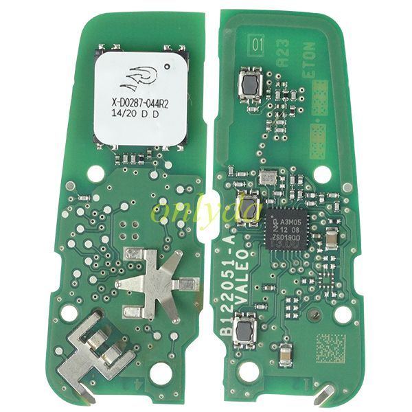 For OEM vauxhall 3 button  remote key with trunk button  with 434MHZ with hitag AES chip or NXP A3M15 or 4A chip