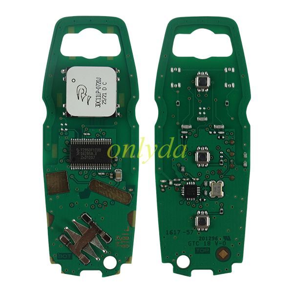 For Ford 2+1 button remote key with 49 chip with 315mhz  FCCID:M3N-A2C31243800  A2C87115402  IC:7812A-A2C31243800  FL3T-15K601-EC  RLVCOA213-1448