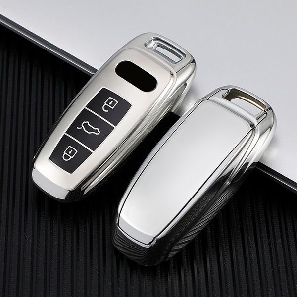 For Audi TPU 3 button TPU protective key case,please choose the color