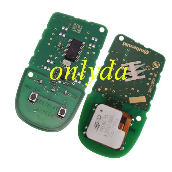 For  OEM Fiat 2 button remote key with 434mhz with PCF7945/7953 chip 56046760AB， FCCID:M3N40821302   IC:7812A40821302 RXXXXXXXX-XXXJD  PCB printed: 28.4082-1302.1