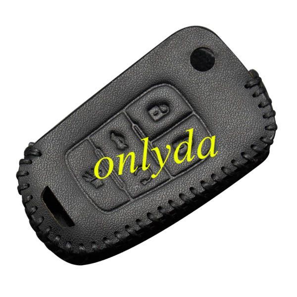 For Buick 4+1 button key leather case used new Lacrosse,new Regal.